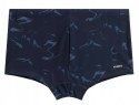 Kąpielówki Męskie Dopasowane Bokserki Kąpielowe na Basen ATLANTIC - XL
