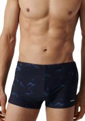 Kąpielówki Męskie Dopasowane Bokserki Kąpielowe na Basen ATLANTIC - XL