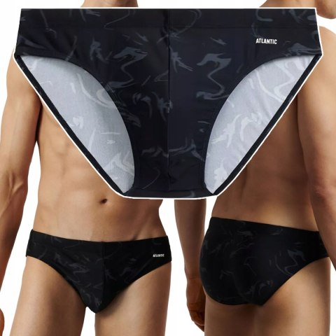 Kąpielówki Męskie Dopasowane Slipy Kąpielowe na Basen Sportowe ATLANTIC XL Kąpielówki Męskie Dopasowane Slipy Kąpielowe na Basen Sportowe ATLANTIC XL