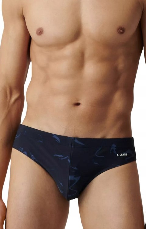 Kąpielówki Męskie Dopasowane Slipy Kąpielowe na Basen Sportowe ATLANTIC XL Kąpielówki Męskie Dopasowane Slipy Kąpielowe na Basen Sportowe ATLANTIC XL