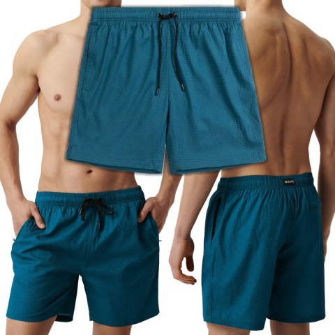 Kąpielówki Męskie Szybkoschnące Boardshorty Plażowe Kąpielowe ATLANTIC - XL Kąpielówki Męskie Szybkoschnące Boardshorty Plażowe Kąpielowe ATLANTIC - XL