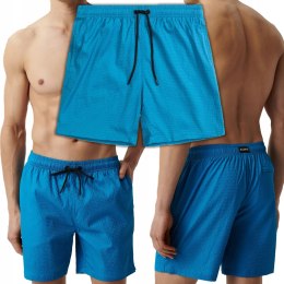 Kąpielówki Męskie Szybkoschnące Boardshorty Plażowe Kąpielowe ATLANTIC - M