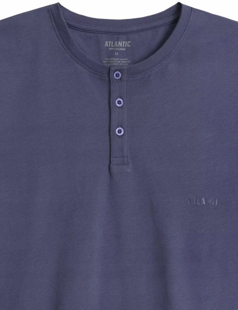 Piżama Męska 100% BAWEŁNA Krótka Letnia z Guzikami ATLANTIC NMP-380 - XXL Piżama Męska 100% BAWEŁNA Krótka Letnia z Guzikami ATLANTIC NMP-380 - XXL