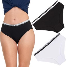 Figi Damskie Bikini Sport 2-PAK Majtki Sportowe Bawełniane MORAJ - M