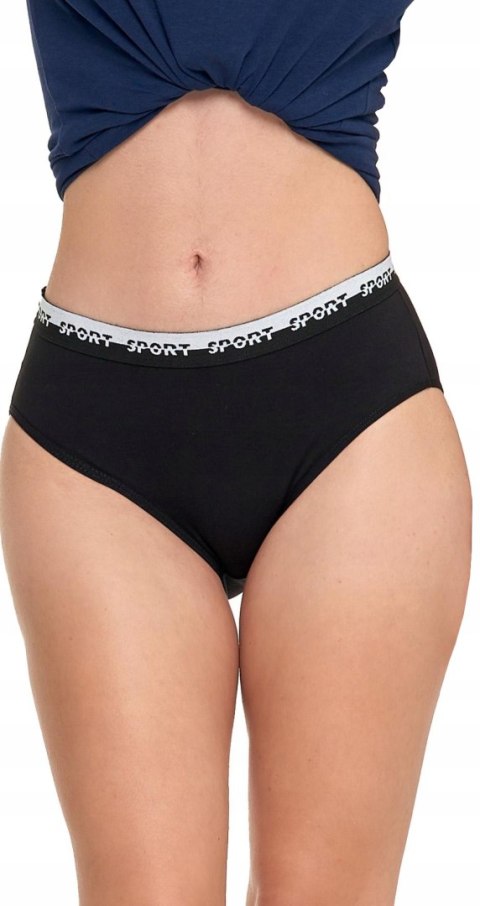 Figi Damskie Bikini Sport 2-PAK Majtki Sportowe Bawełniane MORAJ - M Figi Damskie Bikini Sport 2-PAK Majtki Sportowe Bawełniane MORAJ - M