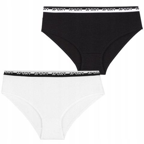 Figi Damskie Bikini Sport 2-PAK Majtki Sportowe Bawełniane MORAJ - S Figi Damskie Bikini Sport 2-PAK Majtki Sportowe Bawełniane MORAJ - S