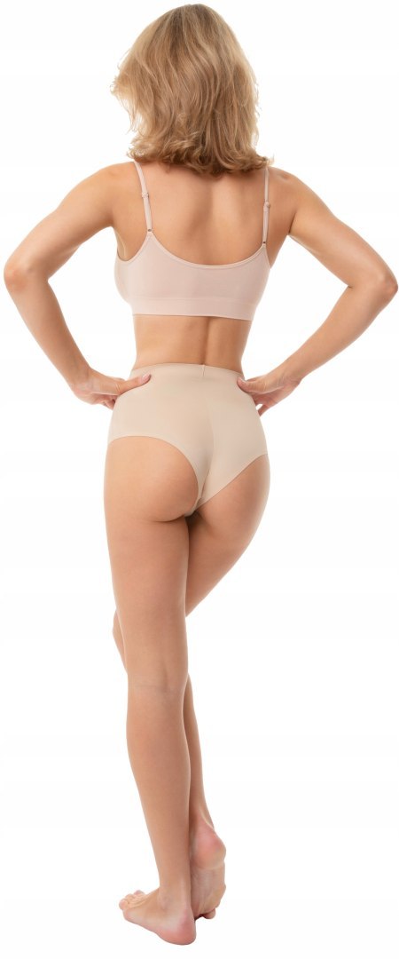 Figi Damskie Brazyliany z Wysokim Stanem Bezszwowe Wygodne JULIMEX - XXL Figi Damskie Brazyliany z Wysokim Stanem Bezszwowe Wygodne JULIMEX - XXL