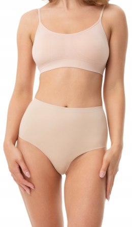 Figi Damskie Brazyliany z Wysokim Stanem Bezszwowe Wygodne JULIMEX - XL