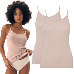 Podkoszulka Damska na Wąskich Ramiączkach Delikatna Wiskoza HENDERSON - XL