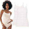 Podkoszulka Damska na Wąskich Ramiączkach Delikatna Wiskoza HENDERSON - XL