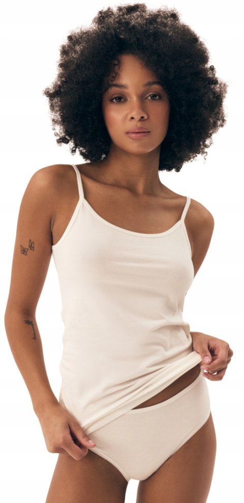 Podkoszulka Damska na Wąskich Ramiączkach Delikatna Wiskoza HENDERSON - XL