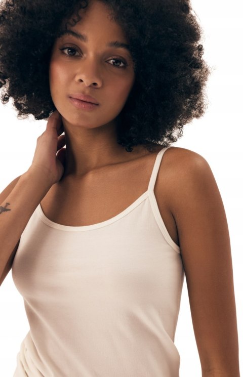 Podkoszulka Damska na Wąskich Ramiączkach Delikatna Wiskoza HENDERSON - XXL