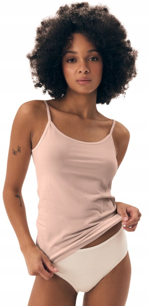 Podkoszulka Damska na Wąskich Ramiączkach Delikatna Wiskoza HENDERSON - S