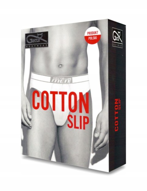 Slipy Męskie Sportowe 3-PAK Bawełniane Wygodne Majtki GATTA COTTON - M Slipy Męskie Sportowe 3-PAK Bawełniane Wygodne Majtki GATTA COTTON - M