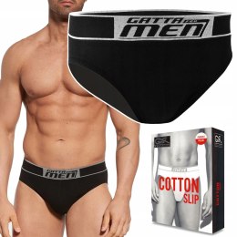 Slipy Męskie Sportowe Bawełniane Wygodne Majtki GATTA COTTON - L