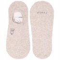 Stopki Damskie Skarpetki Balerinki z Haftem Zwierzątka MORAJ - 35-38