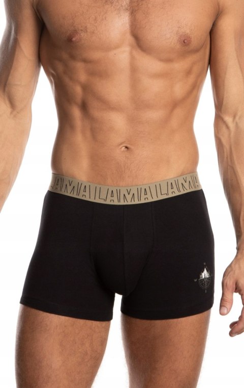 Bokserki Męskie 2 PARY Majtki Bawełniane Modne Eleganckie Wygodne LAMA - XL