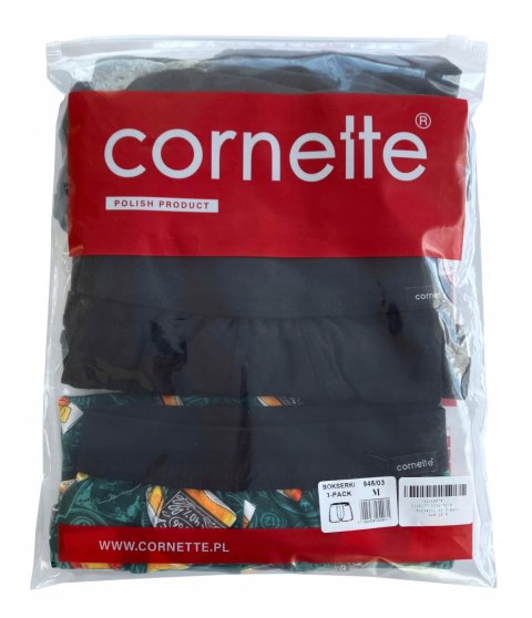 Bokserki Męskie Dopasowane 3-PAK Bawełniane Szorty CORNETTE 946/03 - XXL Bokserki Męskie Dopasowane 3-PAK Bawełniane Szorty CORNETTE 946/03 - XXL