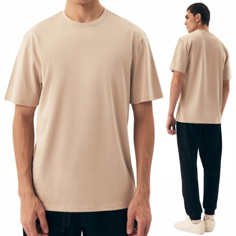 Koszulka Męska Gładki T-Shirt Oversize 100% Bawełna HENDERSON MITE - XL