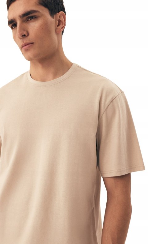 Koszulka Męska Gładki T-Shirt Oversize 100% Bawełna HENDERSON MITE - L
