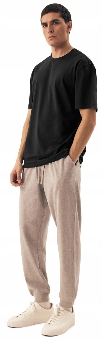 Koszulka Męska Gładki T-Shirt Oversize 100% Bawełna HENDERSON MITE - L
