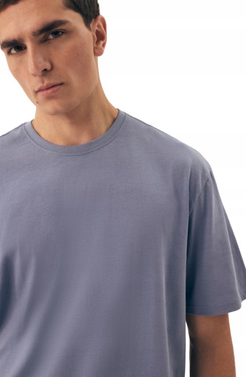 Koszulka Męska Gładki T-Shirt Oversize 100% Bawełna HENDERSON MITE - M