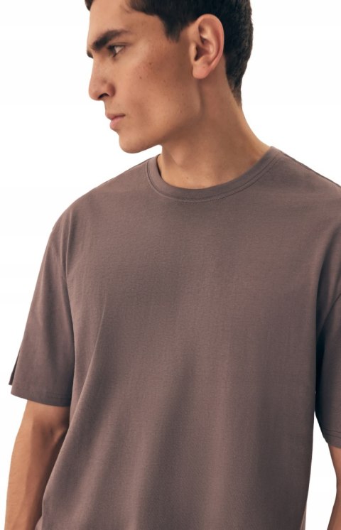 Koszulka Męska Gładki T-Shirt Oversize 100% Bawełna HENDERSON MITE - M