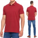 Koszulka POLO męska bawełniana Elegancka Modna Polówka T-shirt MORAJ - L