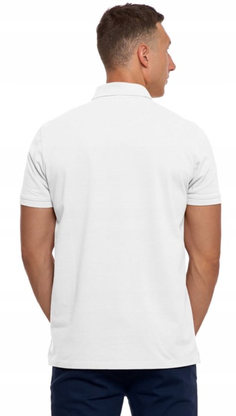 Koszulka POLO męska bawełniana Elegancka Modna Polówka T-shirt MORAJ - XXL