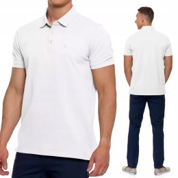 Koszulka POLO męska bawełniana Elegancka Modna Polówka T-shirt MORAJ - L