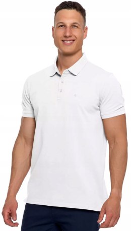 Koszulka POLO męska bawełniana Elegancka Modna Polówka T-shirt MORAJ - L