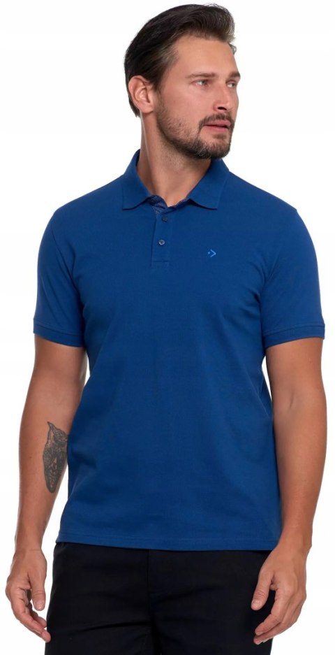 Koszulka POLO męska bawełniana Elegancka Modna Polówka T-shirt MORAJ - M