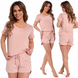 Piżama Damska Bawełniana Letnia Krótki Rękaw Szorty CORNETTE 343/302 - XL