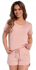 Piżama Damska Bawełniana Letnia Krótki Rękaw Szorty CORNETTE 343/302 - XL