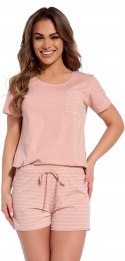 Piżama Damska Bawełniana Letnia Krótki Rękaw Szorty CORNETTE 521/301 - XL