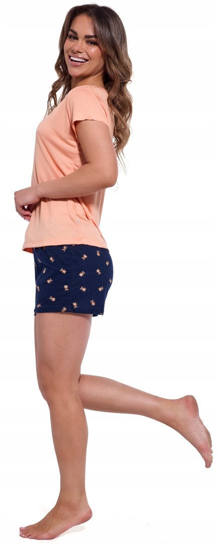 Piżama Damska Letnia Krótki Rękaw Szorty Modal Bawełna CORNETTE 492/321 XXL Piżama Damska Letnia Krótki Rękaw Szorty Modal Bawełna CORNETTE 492/321 XXL