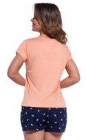 Piżama Damska Letnia Krótki Rękaw Szorty Modal Bawełna CORNETTE 492/321 XL