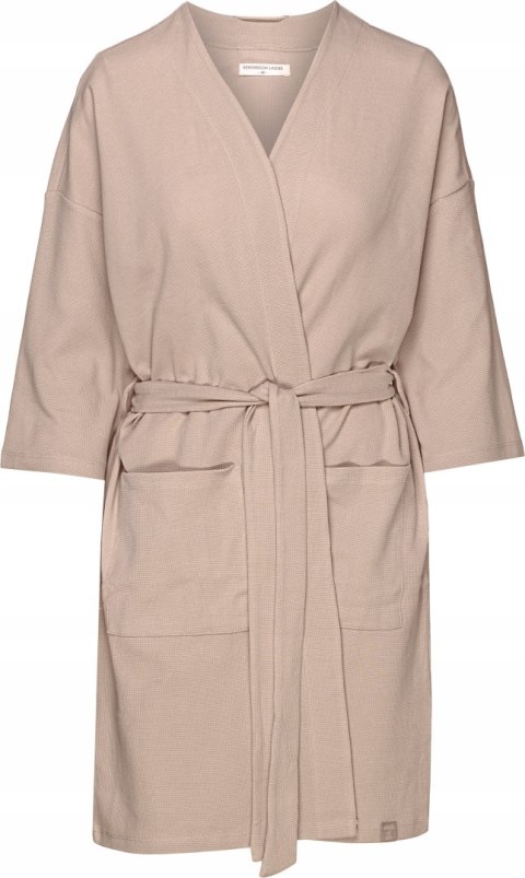 Elegancki Szlafrok Damski 100% BAWEŁNA Wiązany w Pasie Długi HENDERSON - M Elegancki Szlafrok Damski 100% BAWEŁNA Wiązany w Pasie Długi HENDERSON - M