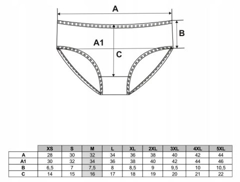 Figi Damskie Koronkowe Bikini 3-PAK Eleganckie Kobiece Majtki MORAJ - M