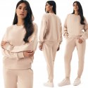 Komplet Dresowy Damski Luźny Sportowy Bawełniany Dres HENDERSON BELT - M