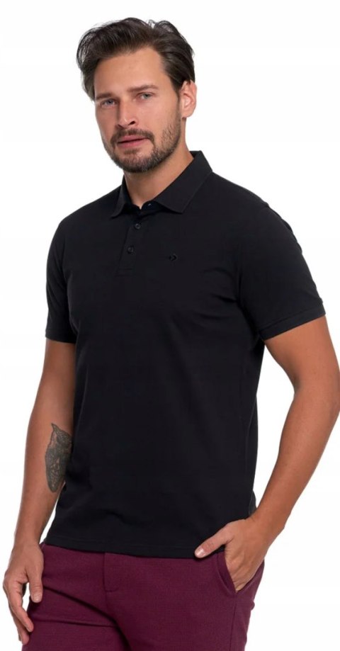 Koszulka POLO męska bawełniana Elegancka Modna Polówka T-shirt MORAJ - L