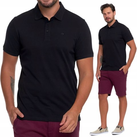 Koszulka POLO męska bawełniana Elegancka Modna Polówka T-shirt MORAJ - M