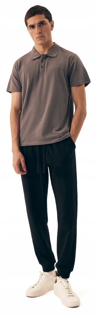 Koszulka POLO męska bawełniana T-shirt Polówka Modna HENDERSON MILE - XL