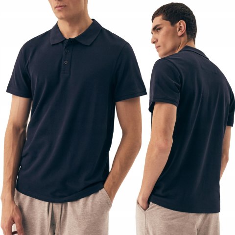 Koszulka POLO męska bawełniana T-shirt Polówka Modna HENDERSON MILE - XL