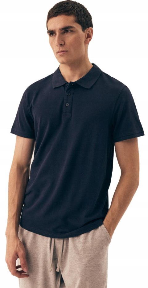 Koszulka POLO męska bawełniana T-shirt Polówka Modna HENDERSON MILE - XL