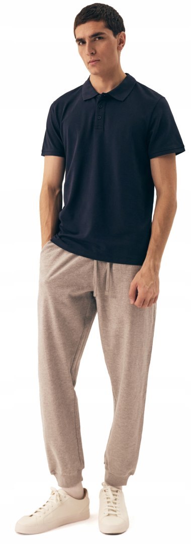 Koszulka POLO męska bawełniana T-shirt Polówka Modna HENDERSON MILE - XL