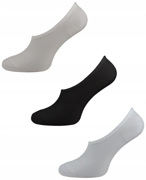 Krótkie Skarpetki Balerinki Damskie 3-PAK Niskie Stopki LEE COOPER - 36-42