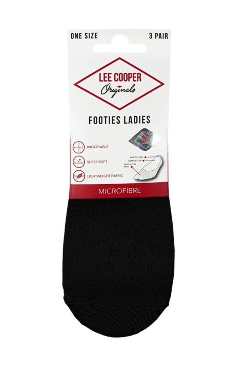 Krótkie Skarpetki Balerinki Damskie 3-PAK Niskie Stopki LEE COOPER - 36-42