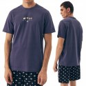 Piżama męska 100% BAWEŁNA krótki letni komplet piżamowy HENDERSON SAKE - XL Piżama męska 100% BAWEŁNA krótki letni komplet piżamowy HENDERSON SAKE - XL