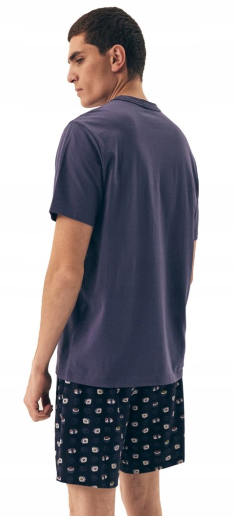 Piżama męska 100% BAWEŁNA krótki letni komplet piżamowy HENDERSON SAKE - XL Piżama męska 100% BAWEŁNA krótki letni komplet piżamowy HENDERSON SAKE - XL